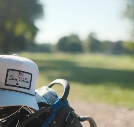 Twin Willows Hat on Golf Bag