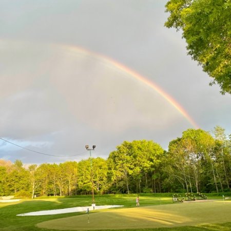 Rainbow Over Practice Area